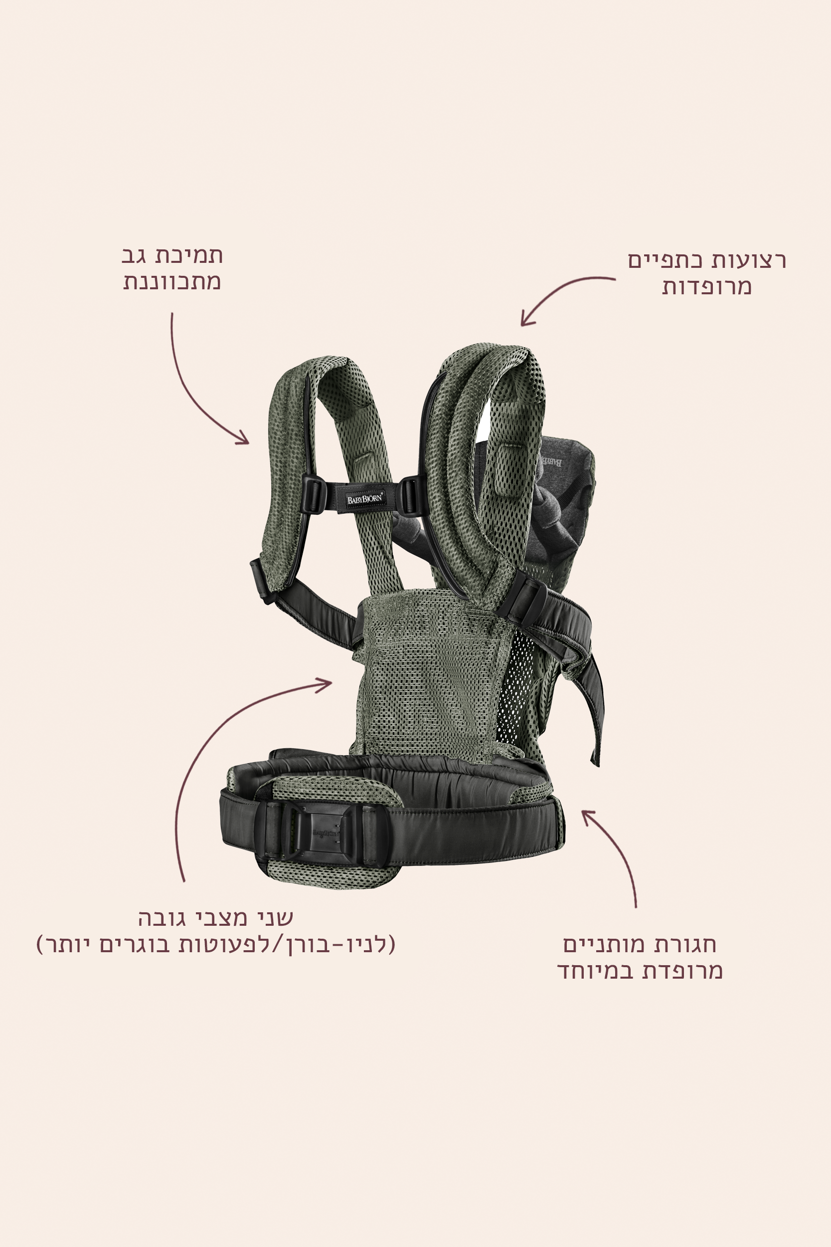 מנשא בייבי ביורן HARMONY